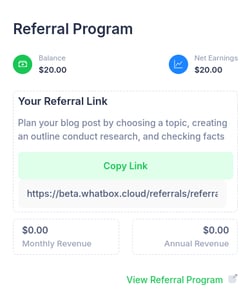 REFERAL  BUSINESS WIDENING IO